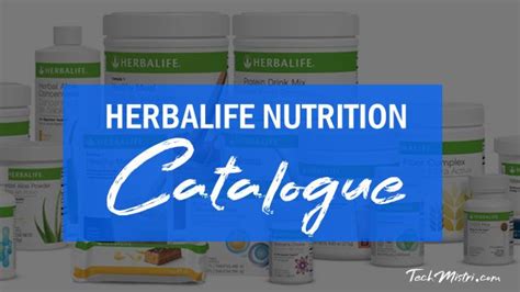 Herbalife Singapore Full Product Catalog. No Delivery Charge .